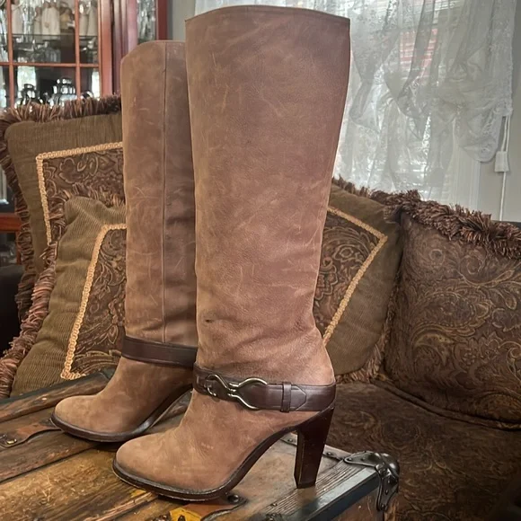 Cole Haan | Shoes | Cole Haan Nike Air Brown Leather Boots  display picture 1